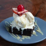 Brownie con Helado
