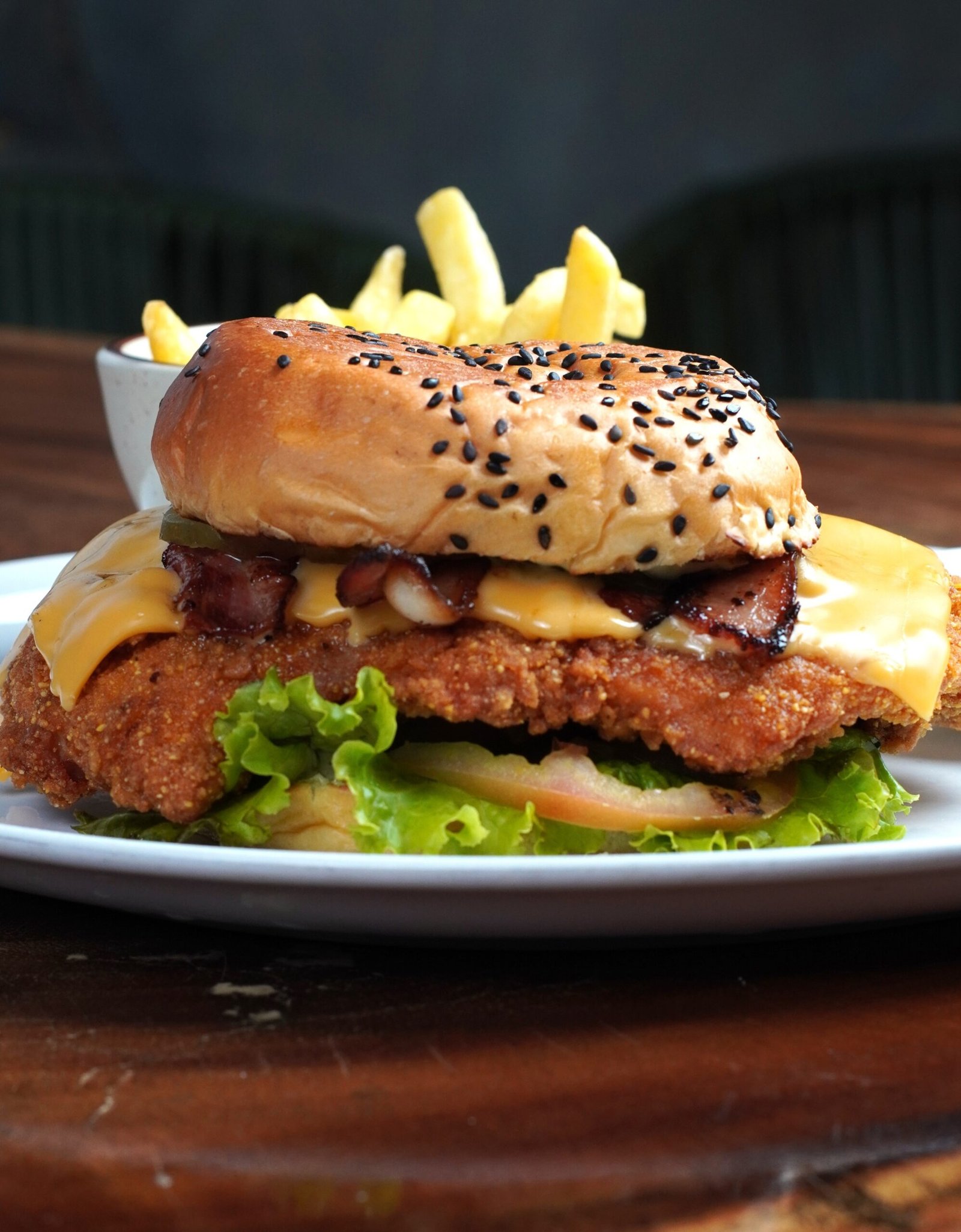 HAMBURGUESA DE POLLO Hamburguesa de Pollo - Imagen 1